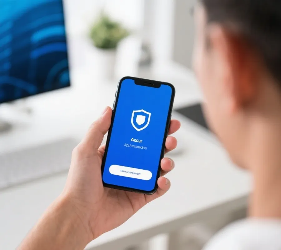 用户进行移动端安装示意图